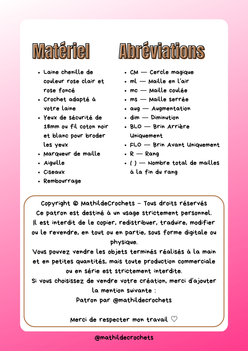 Patron du cochon 🐷
